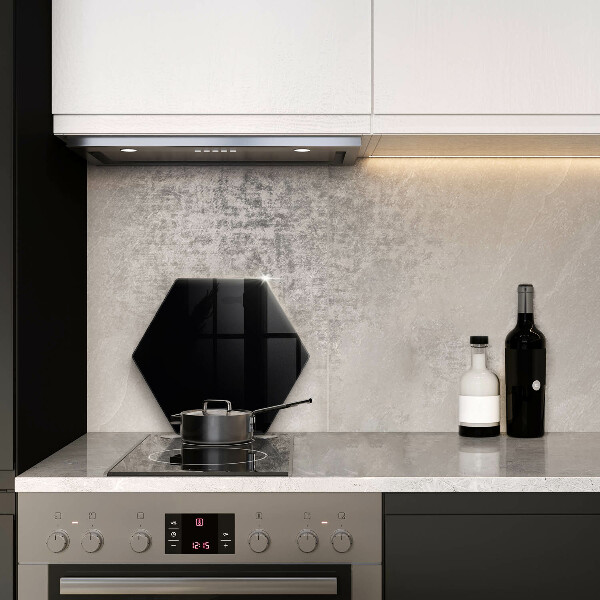 Kuchynská doska veľká zo skla Čierna farba