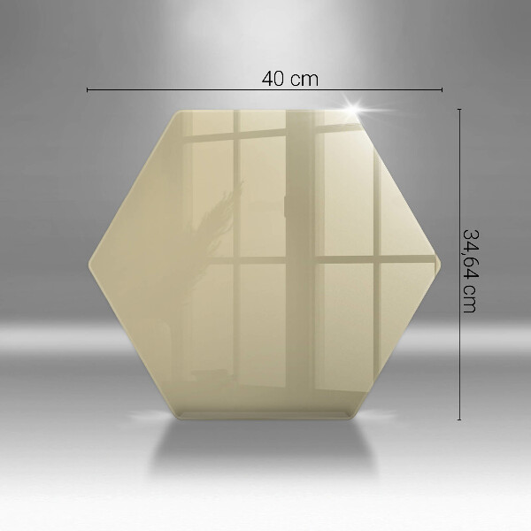 Kuchynská doska veľká zo skla Farba béžová
