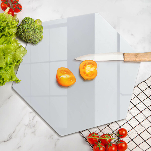 Kuchynská doska veľká zo skla biela farba