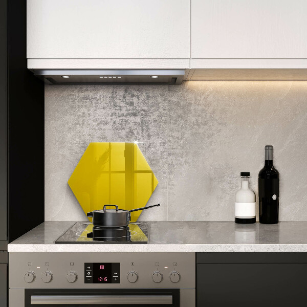 Kuchynská doska veľká zo skla žltá