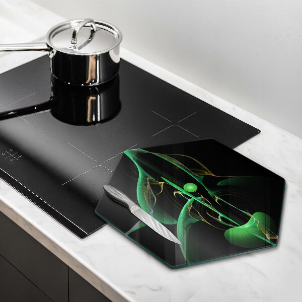 Kuchynská doska veľká zo skla Moderná abstrakcia