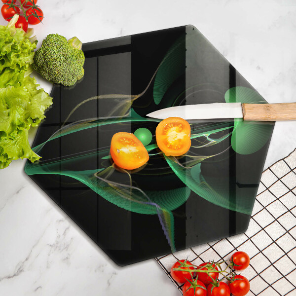 Kuchynská doska veľká zo skla Moderná abstrakcia