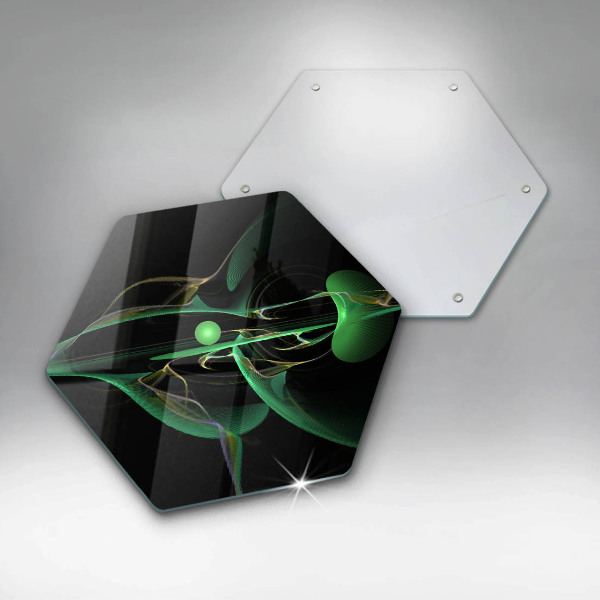 Kuchynská doska veľká zo skla Moderná abstrakcia