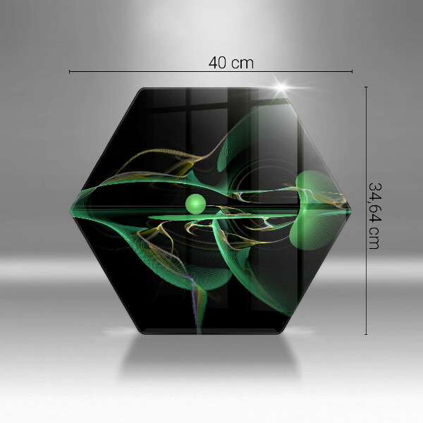 Kuchynská doska veľká zo skla Moderná abstrakcia