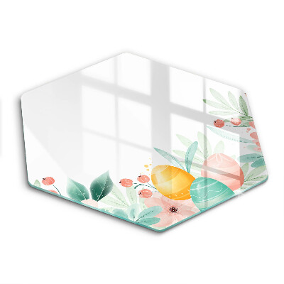 Kuchynská doska veľká zo skla veľkonočné vajíčka