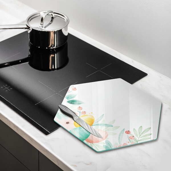 Kuchynská doska veľká zo skla veľkonočné vajíčka