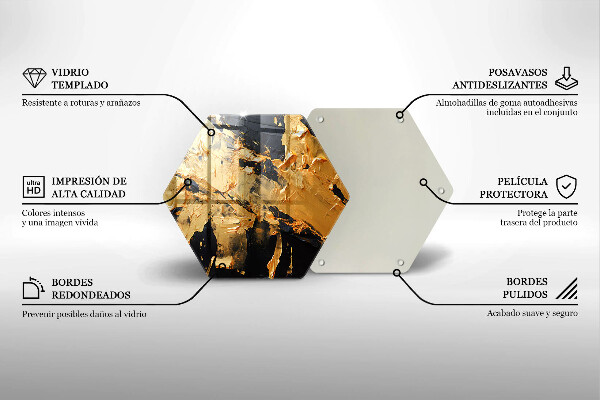 Kuchynská doska veľká zo skla Elegantná textúra laku