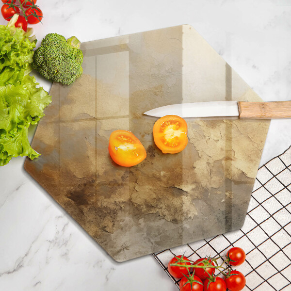 Kuchynská doska veľká zo skla Bohatá textúra