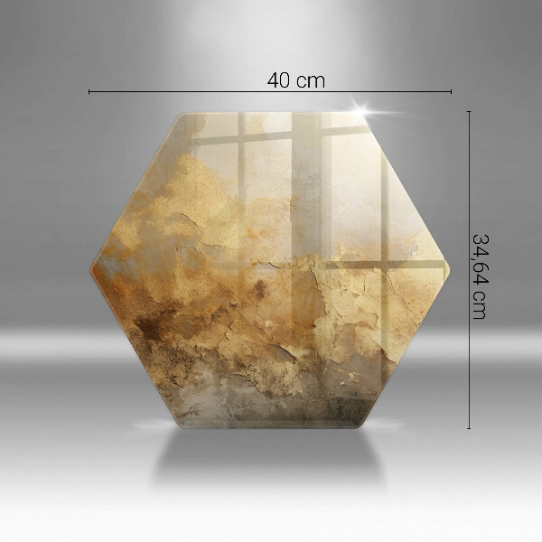 Kuchynská doska veľká zo skla Bohatá textúra