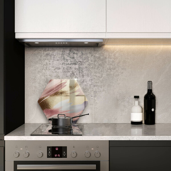 Kuchynská doska veľká zo skla Pastelové škvrny