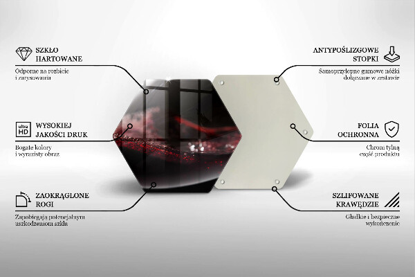 Kuchynská doska veľká zo skla Červené víno v pohári