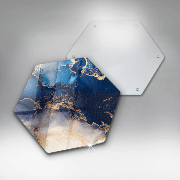 Kuchynská doska veľká zo skla Mramorová abstrakcia