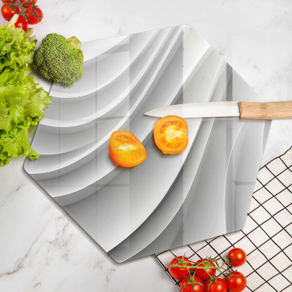 Kuchynská doska veľká zo skla Geometrické čiary