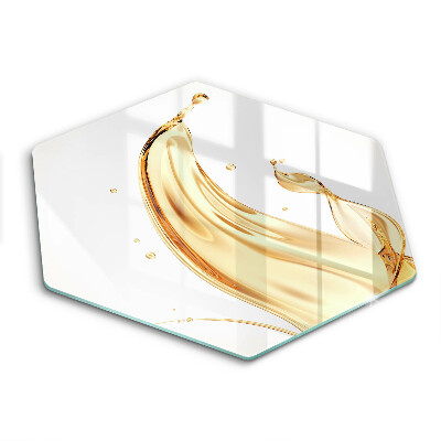 Kuchynská doska veľká zo skla olivový olej