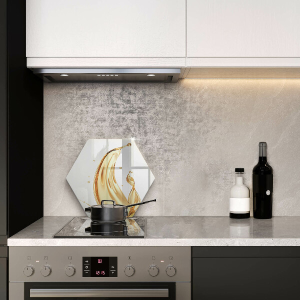 Kuchynská doska veľká zo skla olivový olej