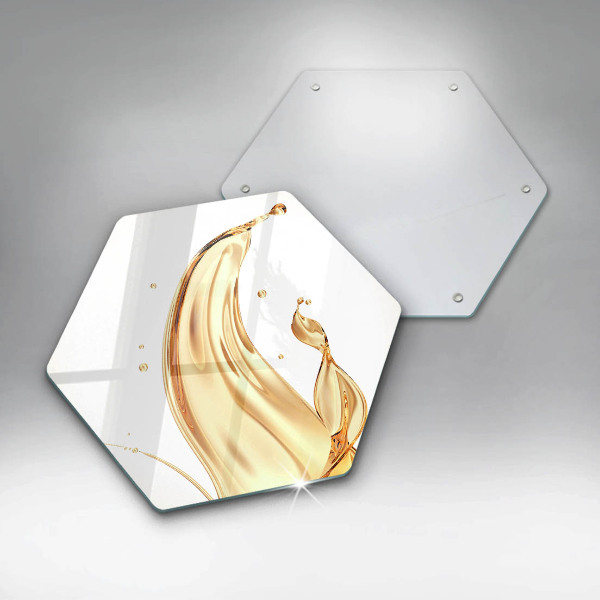 Kuchynská doska veľká zo skla olivový olej