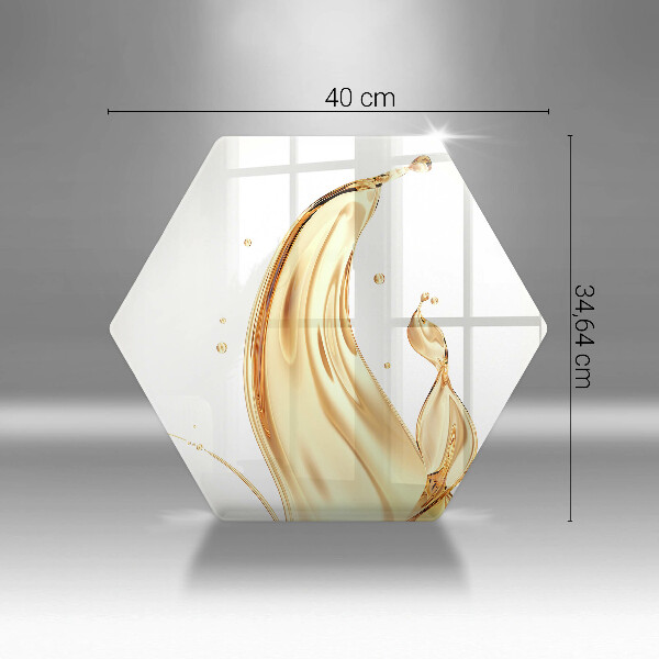 Kuchynská doska veľká zo skla olivový olej