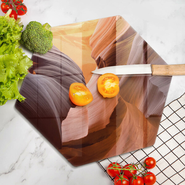 Kuchynská doska veľká zo skla Grand Canyon