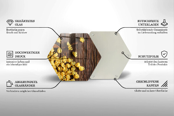 Kuchynská doska veľká zo skla Cestoviny na stole
