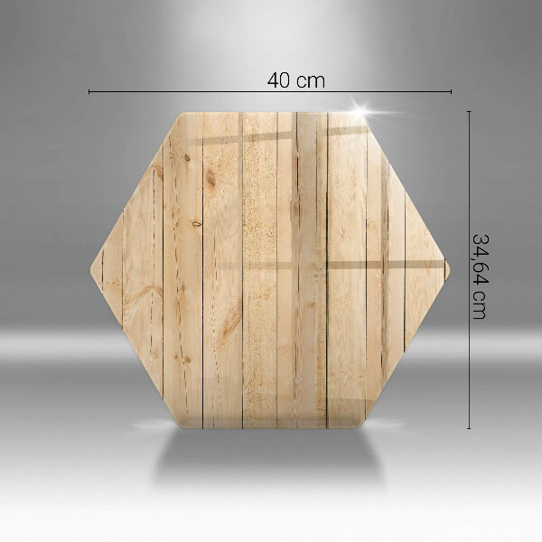 Kuchynská doska zo skla Jemné drevené dosky