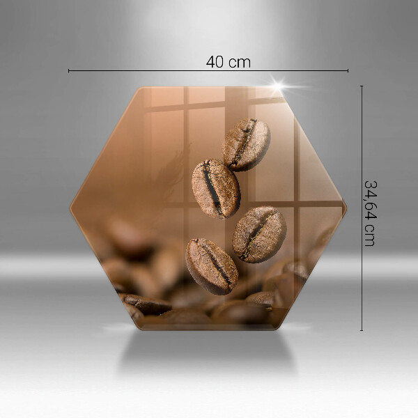 Kuchynská doska zo skla Kávové zrná