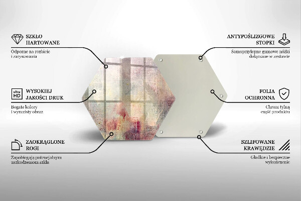 Kuchynská doska veľká zo skla Maľovanie textúry pozadia