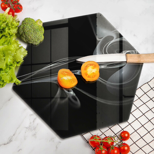 Kuchynská doska veľká zo skla Moderná abstrakcia