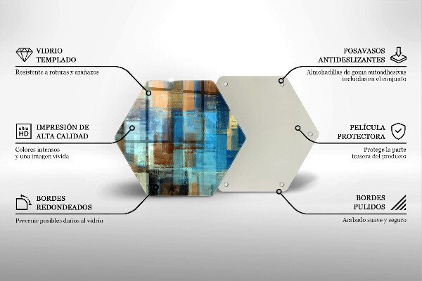 Kuchynská doska zo skla Maľované pozadie