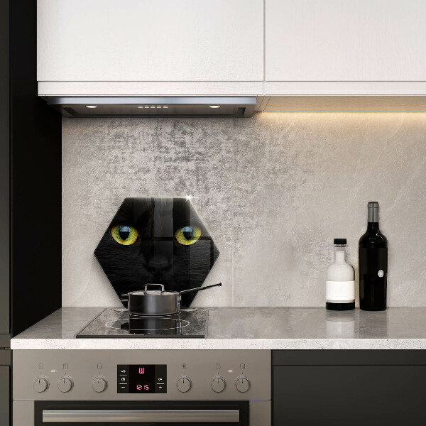 Kuchynská doska veľká zo skla Zvieracie mačacie oči
