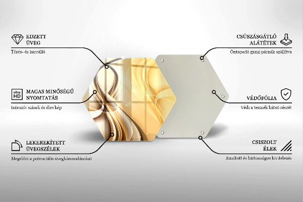 Kuchynská doska zo skla Abstrakcia dymu