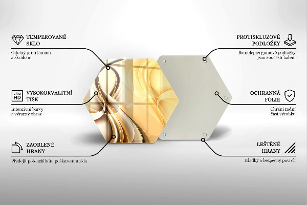 Kuchynská doska zo skla Abstrakcia dymu