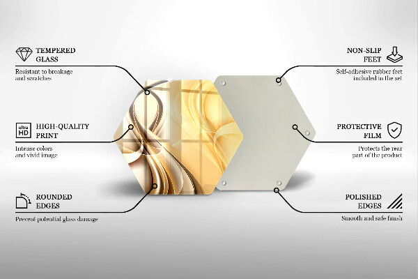 Kuchynská doska zo skla Abstrakcia dymu