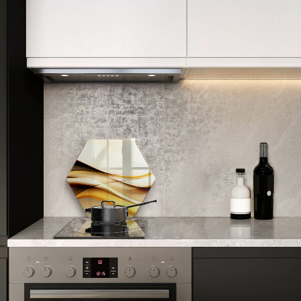 Kuchynská doska zo skla Abstraktné dymové čiary