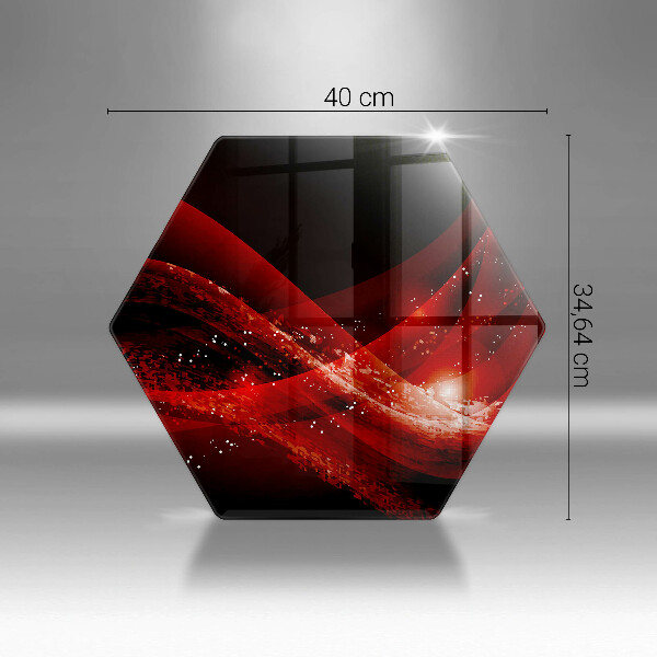 Kuchynská doska veľká zo skla Moderná abstrakcia