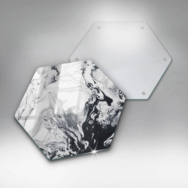 Kuchynská doska zo skla Atramentová abstrakcia