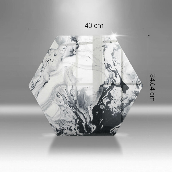 Kuchynská doska zo skla Atramentová abstrakcia