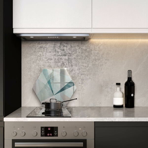 Kuchynská doska zo skla Ostrá abstrakcia