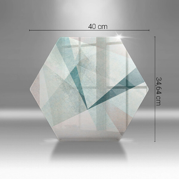 Kuchynská doska zo skla Ostrá abstrakcia