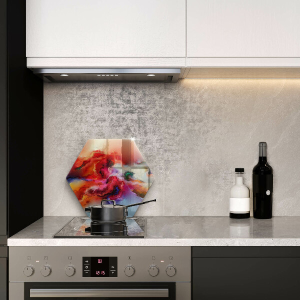 Kuchynská doska veľká zo skla Dymová abstrakcia