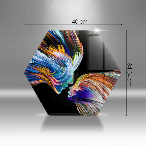 Kuchynská doska zo skla Bozk abstrakcia