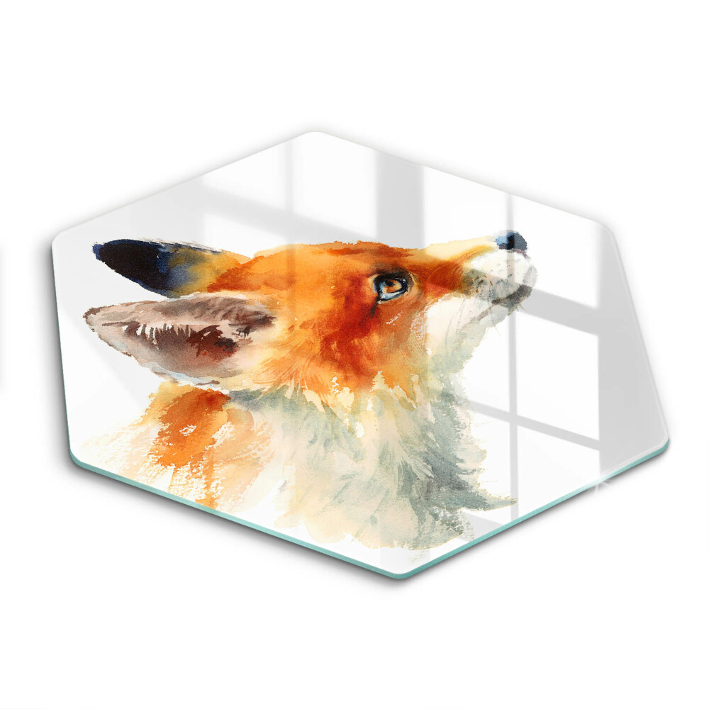 Kuchynská doska zo skla Maľovaná líška