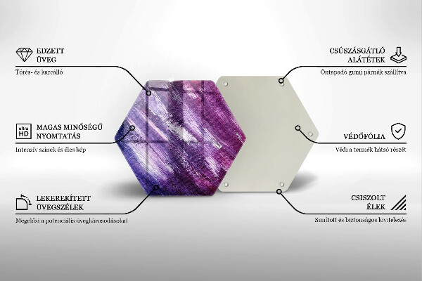 Kuchynská doska zo skla Maľovanie abstrakcie