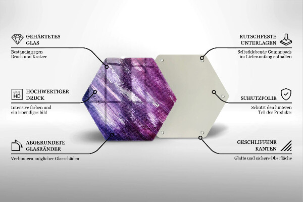 Kuchynská doska zo skla Maľovanie abstrakcie