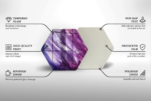 Kuchynská doska zo skla Maľovanie abstrakcie