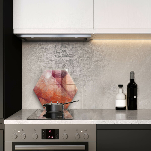 Kuchynská doska veľká zo skla Abstraktné umenie