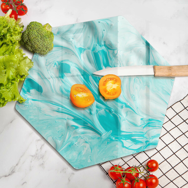 Kuchynská doska veľká zo skla Abstrakcia farby