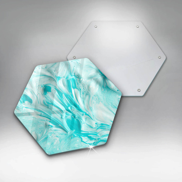 Kuchynská doska veľká zo skla Abstrakcia farby