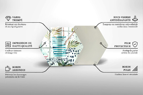 Kuchynská doska zo skla Dovolenkové ilustrácie