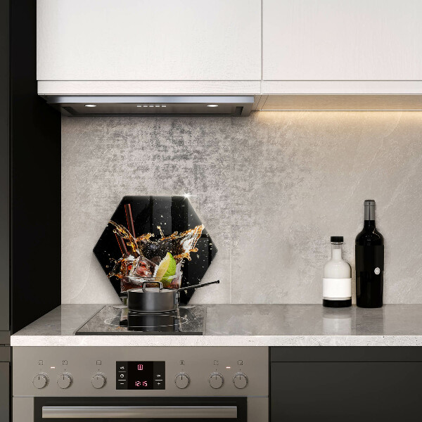 Kuchynská doska veľká zo skla Pite s ľadom