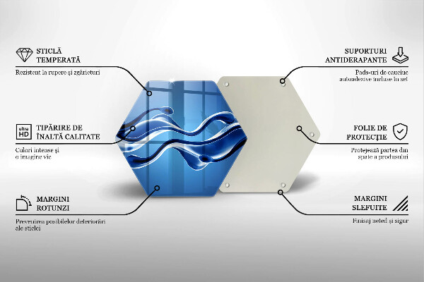 Kuchynská doska veľká zo skla Abstrakcia tekutín